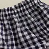 Summer Newborn Baby Elastic Waist Shorts Casual Plaid Print Toddler Bloomers PP Pants Cotton Soft Triangle Baby Girl Shorts