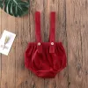 0-24months Baby Summer Suspender Shorts Adjustable Overall With Button Strap Loose Shorts Rompers For Girl And Boy