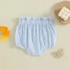 Summer Baby Girls Boys Striped Print Toddler Bloomers PP Pants Cotton Soft Triangle Shorts Newborn Clothes