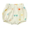 2025 Toddler Baby Summer Shorts Cotton Linen Cartoon Breathable Children Lounge Clothes for 3M-6T Boy Girl Korean Cute PP Pants