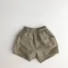 Summer Baby Cotton Linen Shorts Kids Boy Girl Leisure Breathable Short Pant Thin Style Children's Outwear Clothes