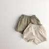 Summer Baby Cotton Linen Shorts Kids Boy Girl Leisure Breathable Short Pant Thin Style Children's Outwear Clothes