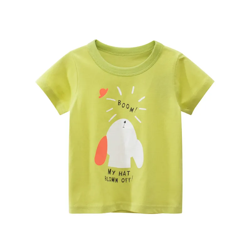 2025 Summer Short Sleeve T-shirts For Girls Printed Letter Baby Girl Tops 2-8 Years Kids Girl T Shirts Child Little Girl Clothes