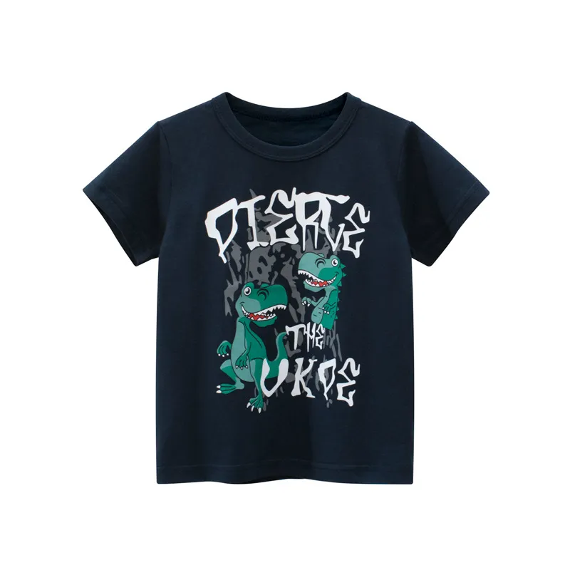 OLEKID 2025 Summer Children Boys Clothing Printed Cartoon Boys T-Shirts 2-8 Years Kids Baby Boy Tops Short Sleeve Toddler Tees