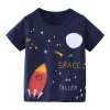2 3 4 5 7 9 Years Summer Baby Boys Short Sleeve T-shirt Children Kids Cotton Cartoon Tops For Little Boys KF1022