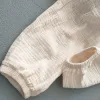 Summer Boys Girls Cotton Linen Pants Casual Baby Kids Loose Harem Pants Girl Breathable Pant Children Clothing