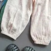 Summer Boys Girls Cotton Linen Pants Casual Baby Kids Loose Harem Pants Girl Breathable Pant Children Clothing