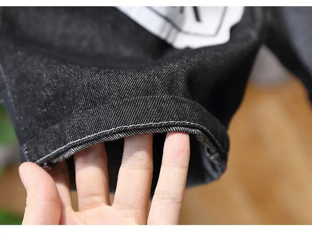 Spring Boys Patchwork Shorts 2025 New Pants Summer Thin Children's 5 Points Jeans Shorts Baby Girl Toddler Casual Pants