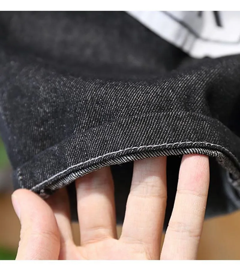 Spring Boys Patchwork Shorts 2025 New Pants Summer Thin Children's 5 Points Jeans Shorts Baby Girl Toddler Casual Pants