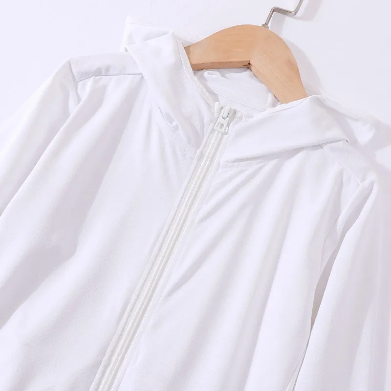 Children's sun protection clothing, summer skin clothing, boys' and girls' UV resistant outerwear, adult parent-child sun protec