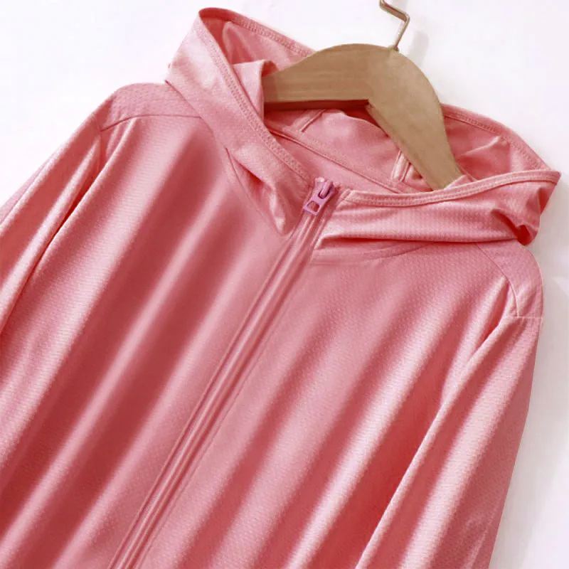 Children's sun protection clothing, summer skin clothing, boys' and girls' UV resistant outerwear, adult parent-child sun protec