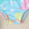 Summer Cute Baby Girls One-Piece Swimsuit With 2-Piece Swimming Pool One-piece Swimsuit For Newborn Girls