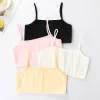 Teen Camisole Children Solid Color Soft Cotton Training Bra Girl Halter Bralette Ideal for Tween Growth Stage Kid Underwear Tops