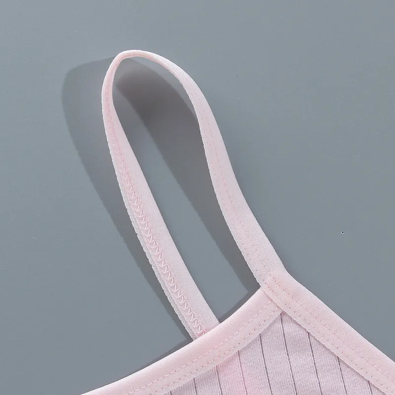 Cartoon Summer Young Children's Breast Care Bras Developmental Girls Training Bra Puberty Students Kids Vest Teenage Underwears