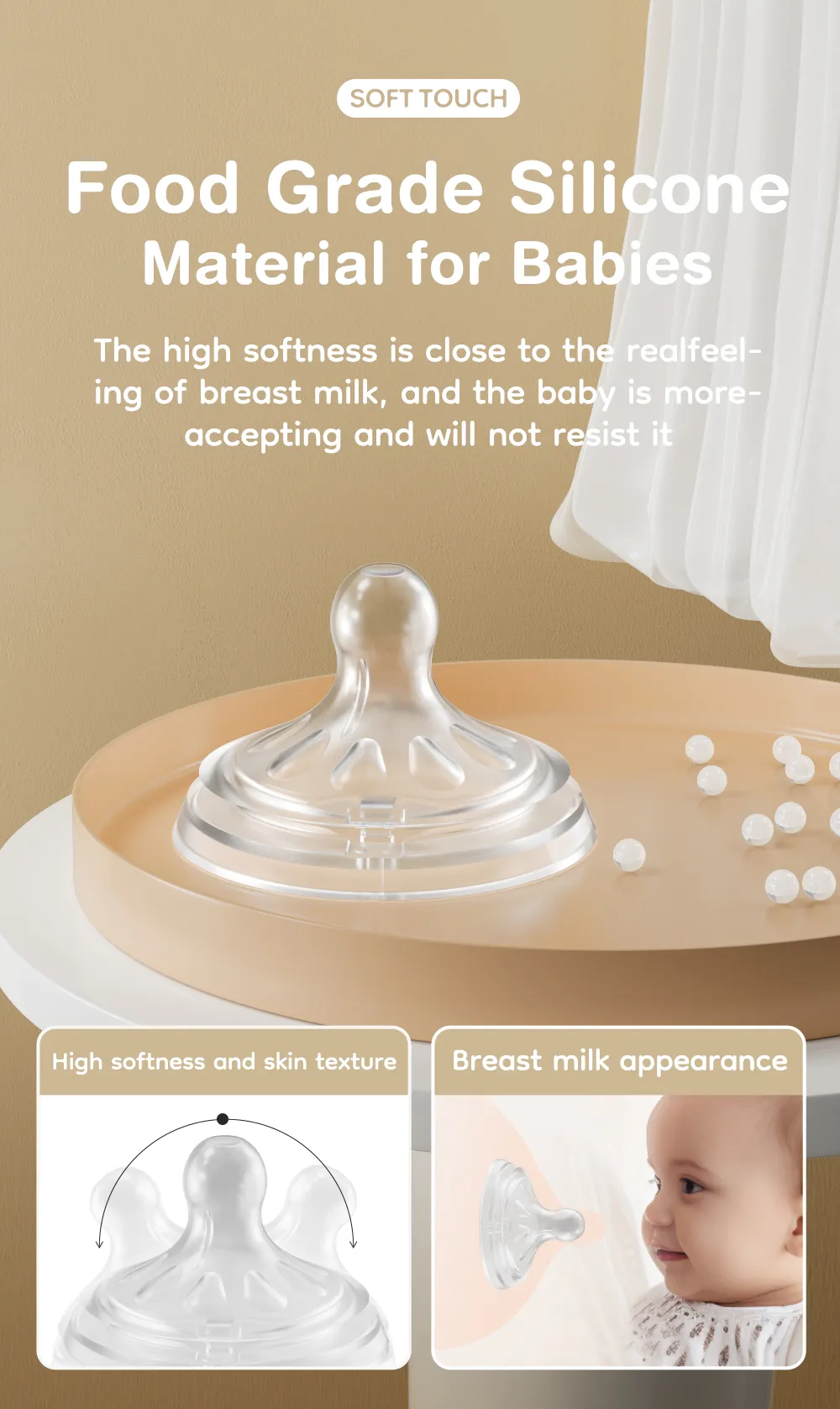 New 1PCS 150/240/330ML Baby PP Bottle Newborn Baby Bottle with Handle Milk BottleFeeding  Baby Bottles Newborn Feeding Supplies