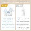 New 1PCS 150/240/330ML Baby PP Bottle Newborn Baby Bottle with Handle Milk BottleFeeding  Baby Bottles Newborn Feeding Supplies