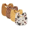 4Pcs Baby Bibs Burp Clothes Cartoon Newborn Saliva Towels for Girls Boys Cotton Kids Apron Infant Accessories Toddler Bibs Set