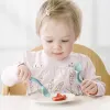 Baby Fork and Spoon Set Bendable Toddler Utensils Soft Silicone Handle Training Tableware Self Feeding Tools for Infants Kids BP