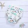 New Baby Waterproof Training Pants Cute Cotton Baby Diaper Infant Washable Shorts Nappies Panties Nappy Changing Underwear Cloth