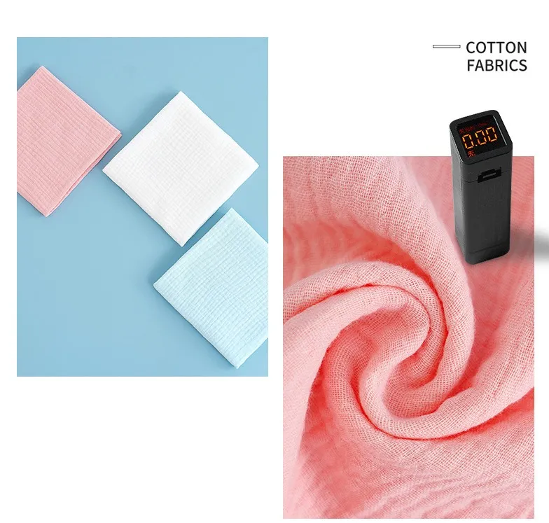 5pcs/lot 100% Cotton Baby Gauze Diapers For Newborn Baby Nappy Changing 45*43cm Washable Soft Baby Towels