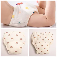 3pc Cotton Gauze Baby Training Pants Girls Boys Summer Breathable Toddler Diaper Pants Reusable Nappies Underwear Baby Diapering