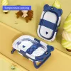 Folding Baby Bath Tub With Thermometer, Suitable For Babies 0-36 Months Old, Portable And Lightweight, Suitable For Outdoor Bath
