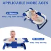 Folding Baby Bath Tub With Thermometer, Suitable For Babies 0-36 Months Old, Portable And Lightweight, Suitable For Outdoor Bath