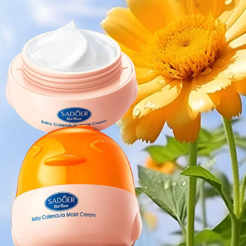 SADOER Calendula Children's Moisturizing Face Cream Hydrating non-greasy Soothing Skin Protection Face Skin Care