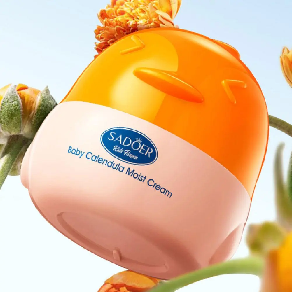 SADOER Calendula Children's Moisturizing Face Cream Hydrating non-greasy Soothing Skin Protection Face Skin Care