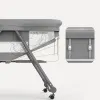 Sejoy 3 in 1 Rocking Crib Baby Bassinet Newborn Beside Sleeper Infant Sleeping Bed Convertible Anti-mosquito Foldable Portable