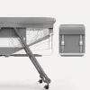 Sejoy 3 in 1 Rocking Crib Baby Bassinet Newborn Beside Sleeper Infant Sleeping Bed Convertible Anti-mosquito Foldable Portable