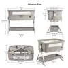 Rocking Crib Free Shipping Baby Beside Sleeper Pink Foldable Newborn Crib Portable Baby Bassinet Infant Co-sleeper 0-6M