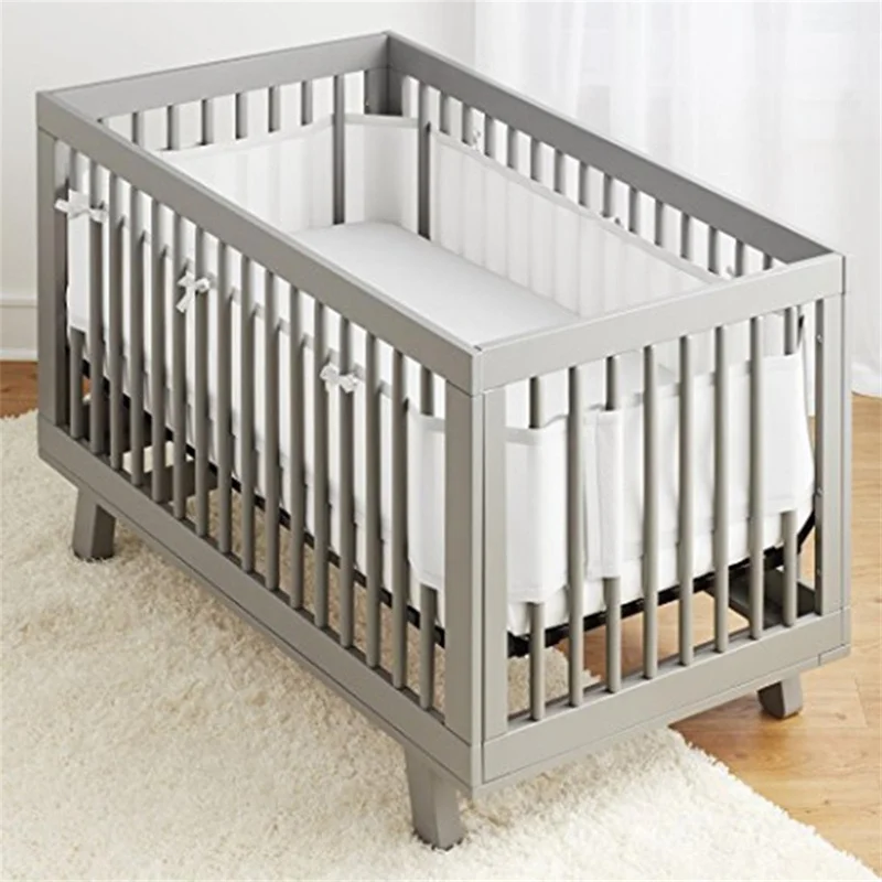 Bumper for Baby Bed Fence Cot Bumpers Bedding Accessories Child Room Decor Infant Knot Design Newborn Crib Cribs boys girls
