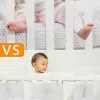 Bumper for Baby Bed Fence Cot Bumpers Bedding Accessories Child Room Decor Infant Knot Design Newborn Crib Cribs boys girls