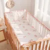 Baby Bed Bumpers Cotton Children's Bed Bumpers Sheet Detachable Inner Tank Anti-collision Crib Bumpers Ummer Breathable Mesh