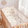 Baby Bed Bumpers Cotton Children's Bed Bumpers Sheet Detachable Inner Tank Anti-collision Crib Bumpers Ummer Breathable Mesh