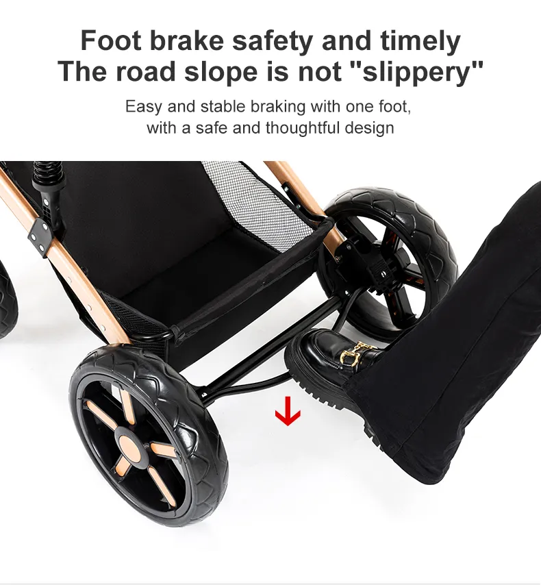 Stroller 3 in 1 Prams Baby Stroller Lightweight Stroller with carseat Foldable Stroller Newborn Stroller travel system stroller