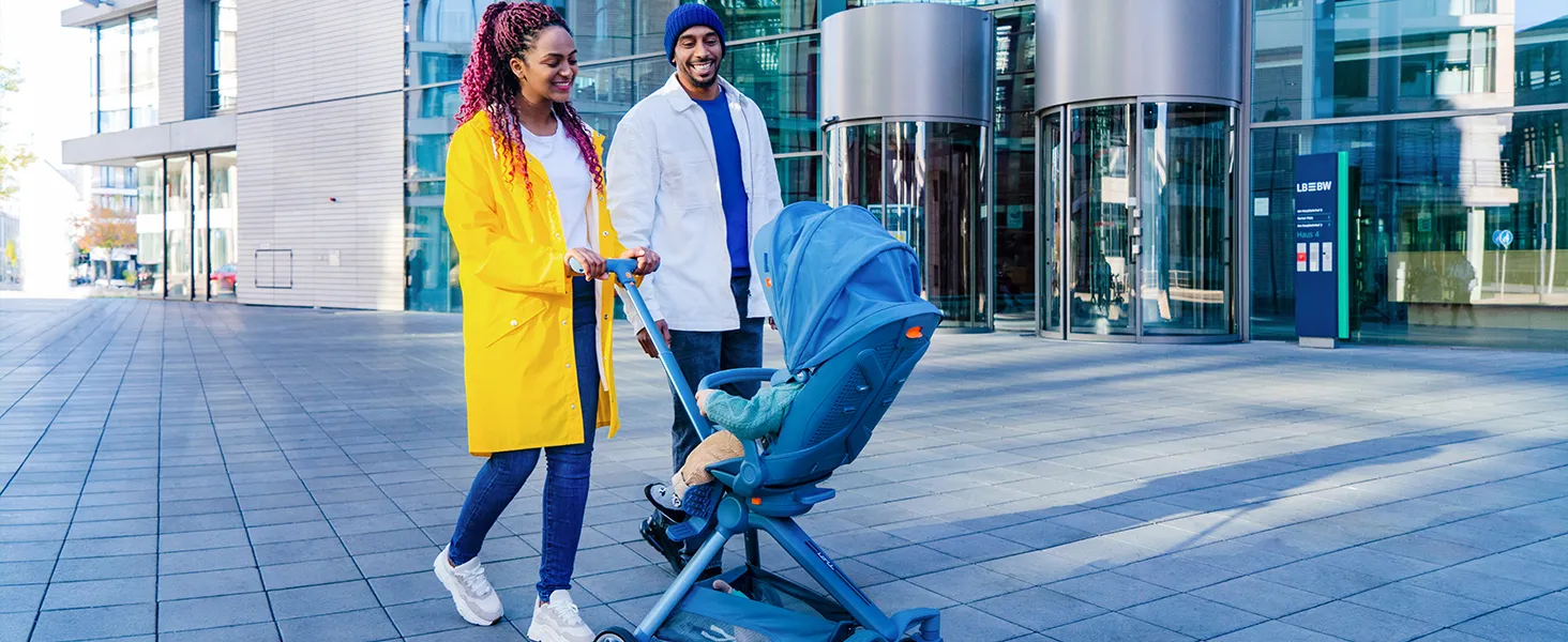 Baby Travel Stroller Mini ELF 2 Lightweight Baby Compact Stroller with 360° Reversible Seat Airplane Compatible Full Recline Erg