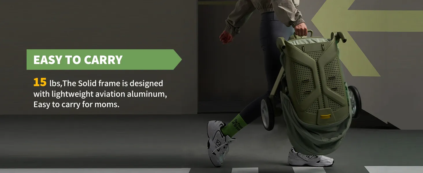 Baby Travel Stroller Mini ELF 2 Lightweight Baby Compact Stroller with 360° Reversible Seat Airplane Compatible Full Recline Erg