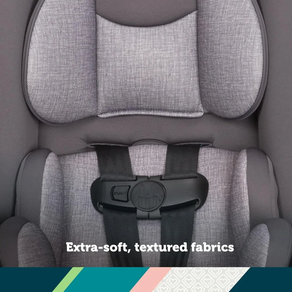 Jive 2-in-1 Convertible Car Seat, Rear Facing Car Seats for Babies (5-40 lbs, 19-40"), Forward Facing Carseat for Toddlers (22-