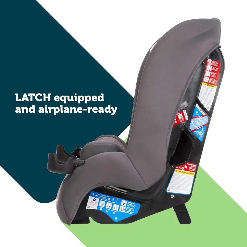Jive 2-in-1 Convertible Car Seat, Rear Facing Car Seats for Babies (5-40 lbs, 19-40"), Forward Facing Carseat for Toddlers (22-