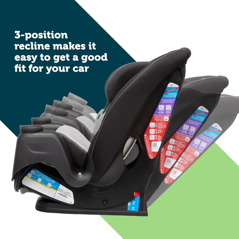 Crosstown DLX All-in-One Convertible Car Seat, Lavender