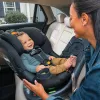 Fit360 ClearTex Rotating Convertible Car Seat with 360 Degree Rotation for Rear-Facing and Forward-Facing Usage, LeverLock Self