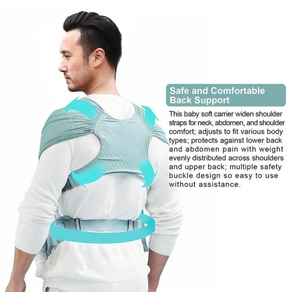 Ergonomic Newborn Baby Carrier Sling Wrap Backpack Handsfree Breathable Portable Kangaroo For Baby Carrier Belt Swaddle Strap