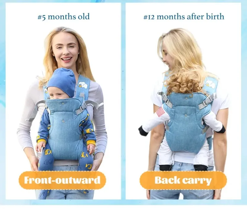4 in 1 Multifunctional Baby Carrier Strap Baby Sling Wrap Babies Kangaroo Bag Backpack Infant Waist Stool Bebe Accesorios Travel