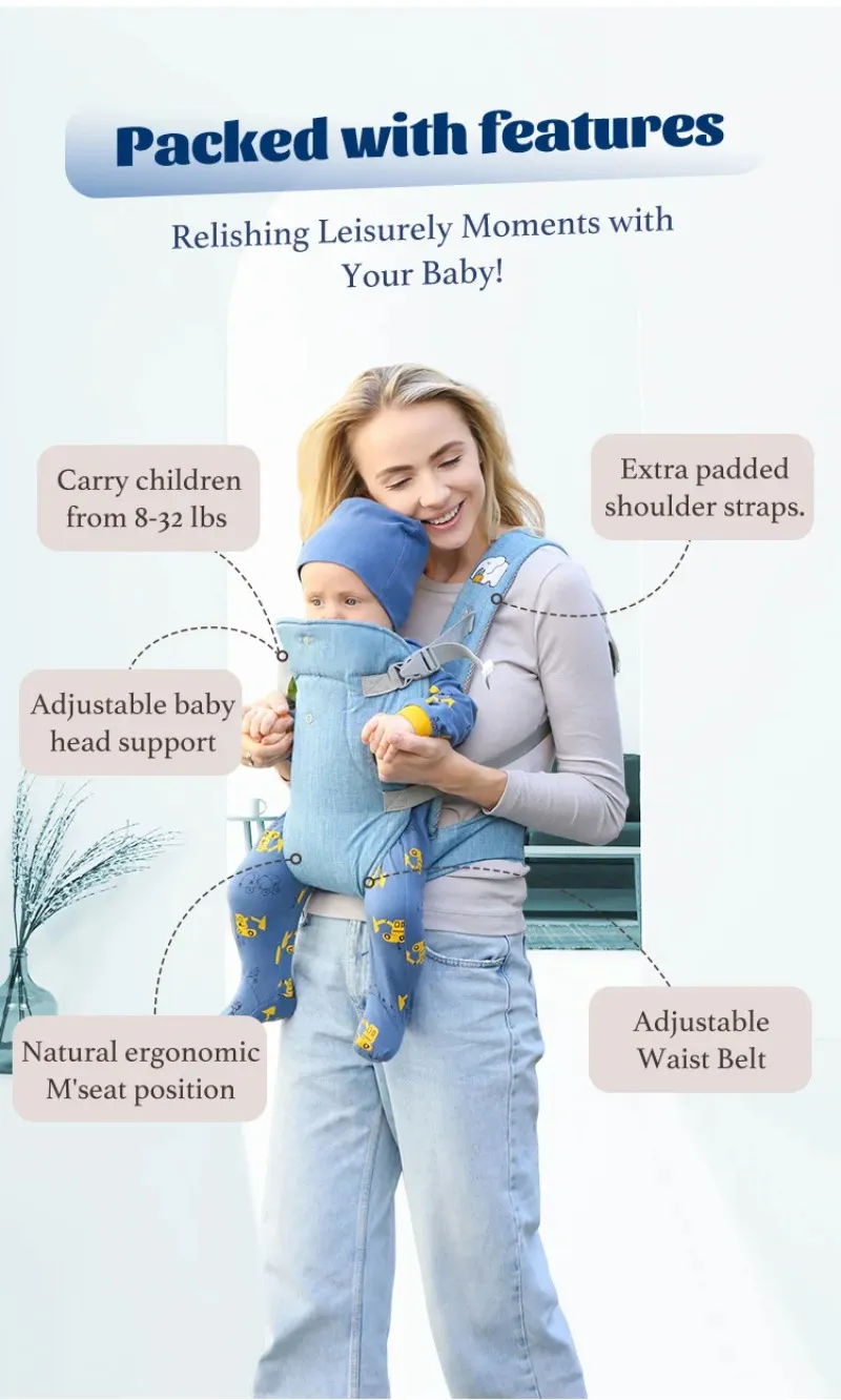 4 in 1 Multifunctional Baby Carrier Strap Baby Sling Wrap Babies Kangaroo Bag Backpack Infant Waist Stool Bebe Accesorios Travel