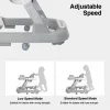 2 in 1 Baby Walker, Toddler Baby Push Walker with Removable Feeding Tray and Music Tray(Without Battery), Foldable Walker