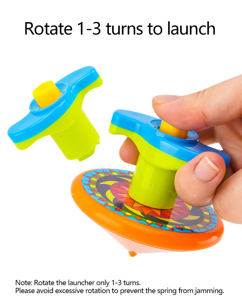 Stacked Spinning Top Kids Gyro Multi Layer Rotate Folding Toy Kids Gyroscope Launcher Rotating Toys Fun Birthday Party Favors