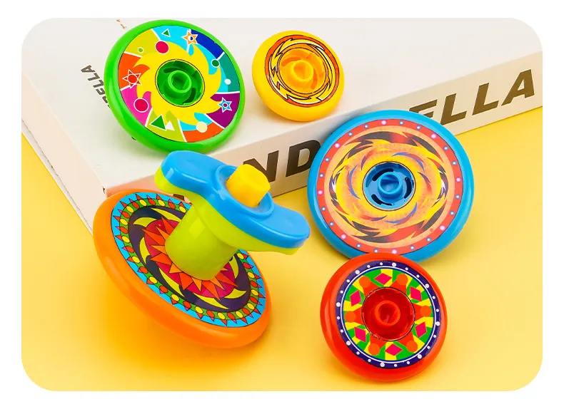 Stacked Spinning Top Kids Gyro Multi Layer Rotate Folding Toy Kids Gyroscope Launcher Rotating Toys Fun Birthday Party Favors