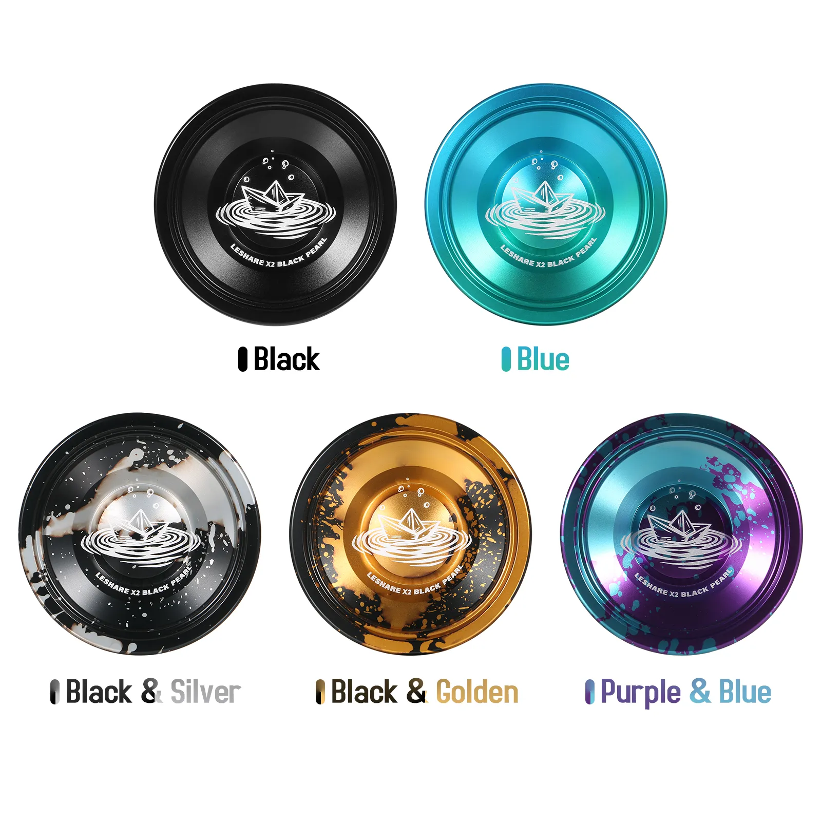 LESHARE Yoyo Ball Aluminum String Trick YoYo Balls Competitive Yo Yo Gift with Bearing Strings and Gloves Classic Toys